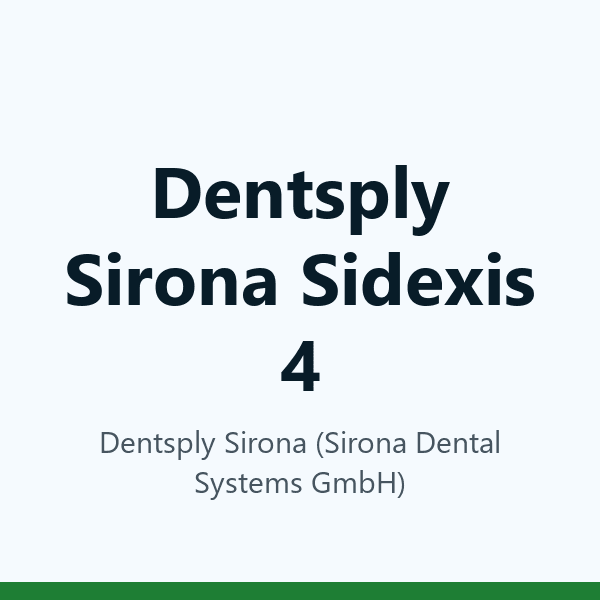 Dentsply Sirona Sidexis 4