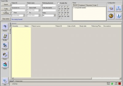 K-PACS, how to import files K-PACS, offline repository setup for resilient backups